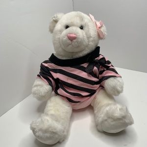 Build-A-Bear | White Bear with clothes